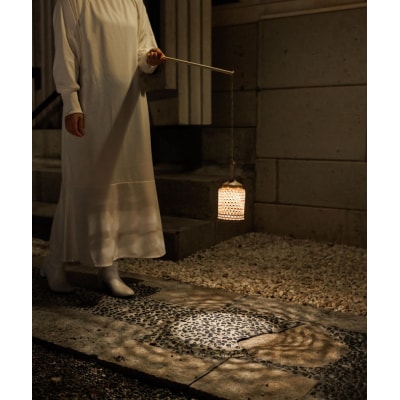 かがり籠(竹籠LEDランプ)