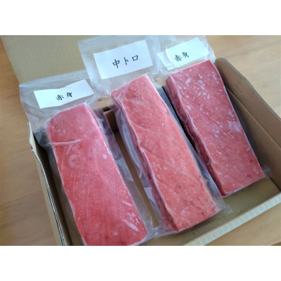 広尾産 本まぐろの刺し身(赤身400g、トロ200g)(AM0008)