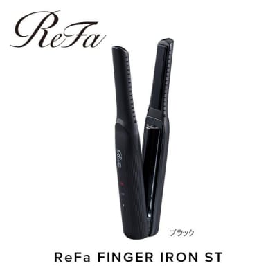【ブラック】ReFa BEAUTECH FINGER IRON ST リファ ヘアアイロン 家電
