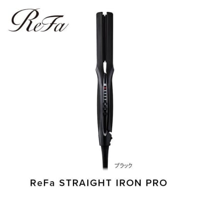 ReFa STRAIGHT IRON PRO【ブラック】 リファ ヘアアイロン 家電