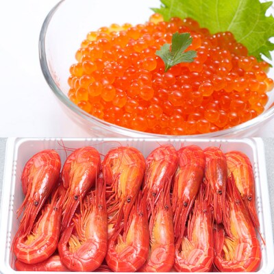 いくら醤油漬け320g・北海しまえび500gセット B-81010