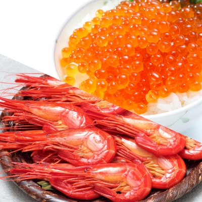 いくら醤油漬け300g・北海しまえび500g B-24010