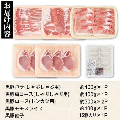 特選黒豚大セット(合計約1.8kg)　B02074