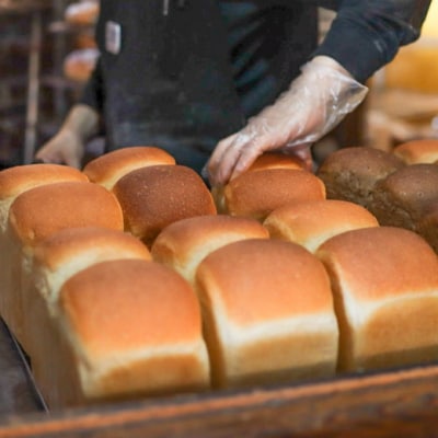 【乳製品不使用】薪窯パン シンプルセット | 食パン フランスパン ブレッド いちじく 雑穀 詰合せ