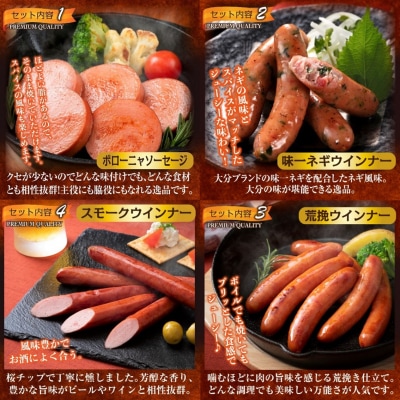 これ位が丁度良い!腹八分ソーセージ&ウインナー1.38kg盛り_0035N