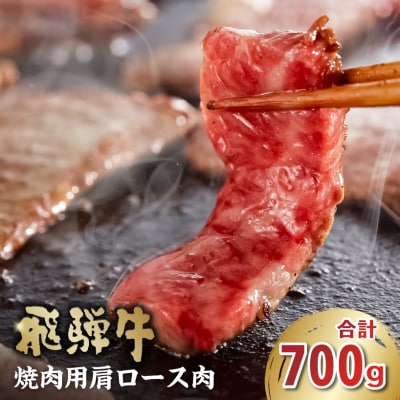 飛騨牛　焼肉用(肩ロース700g)