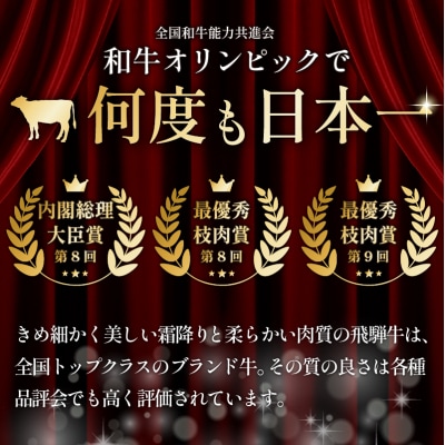 A5等級　飛騨牛贅沢食べ比べセット　