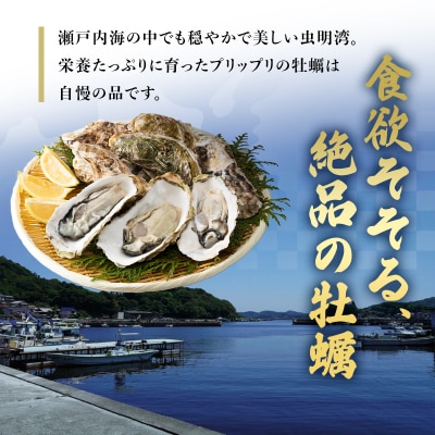 殻付き 牡蠣 一斗缶(大つぶ 約70個～80個) 山銀商店 瀬戸内海産[No.5735-0839]