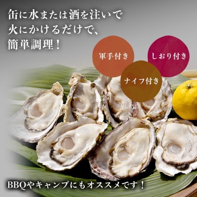 かんかん焼(殻付き大つぶ 牡蠣 20個) 山銀商店 瀬戸内海虫明湾産[No.5735-0840]