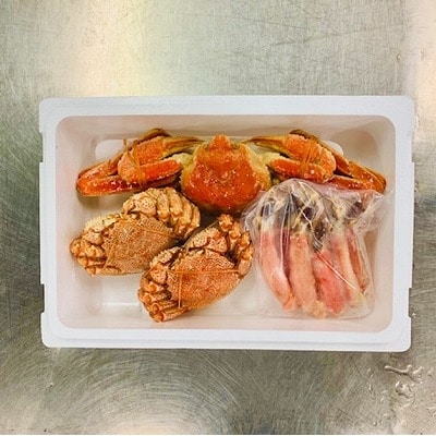 かに御膳セット(毛がに・ずわいがに・たらばがに) E-01015