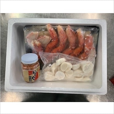 【北海道根室産】ほたて・いくら・花咲がにセット C-01058