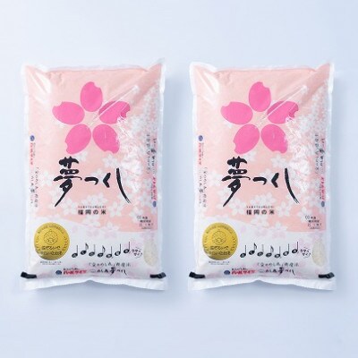 果物屋さんが選んだ米「夢つくし」5kg×2袋(赤村)