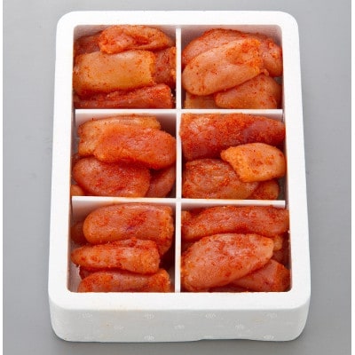 博多の味本舗の辛子明太子切れ子2kg(6仕切り)(赤村)
