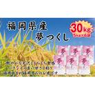 【令和7年産新米】【食味鑑定士厳選】福岡県産 夢つくし30kg(5kg×6袋)(赤村)