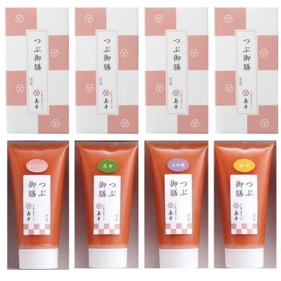 【博多辛子明太子の島本】希少国産卵・チューブ入り辛子明太子80g×4種食べ比べ(赤村)