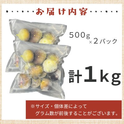福岡県産「博多とよみつひめ」冷凍いちじく!合計1kg(赤村)