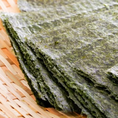 極厚!!(厚みと重さ1.5倍)新海苔　焼海苔5袋セット　全形5枚×5袋　福岡有明のり(赤村)