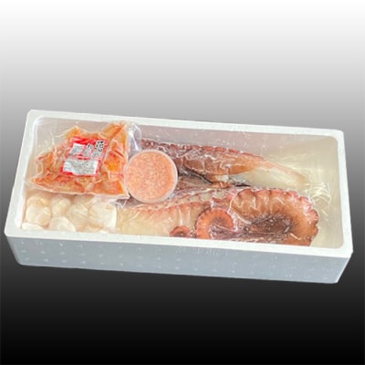 たこ足・花咲かにむき身・刺身用ほたて・いくら D-36031