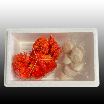 花咲かに300g前後～450g前後、ほたて200g A-70063