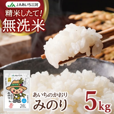 あいちのかおり「無洗米みのり」 5kg | お米 精米 パールライス 米