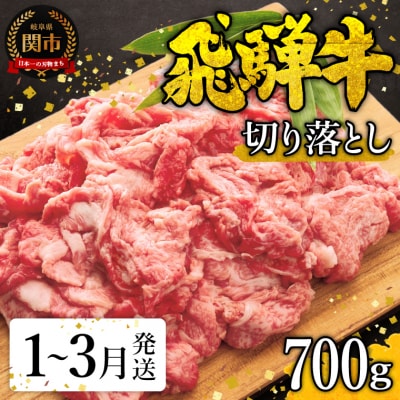 【1月～3月発送】特選飛騨牛【切り落とし】700g