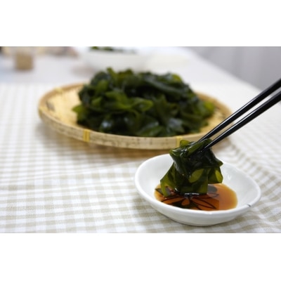 三陸 普代産 わかめ(湯通し塩蔵わかめ)100g×10袋入り 化粧箱入り