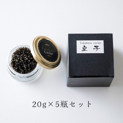 Takaharu Caviar(たかはるキャビア)『皇子』20g×5瓶セット　tt-515
