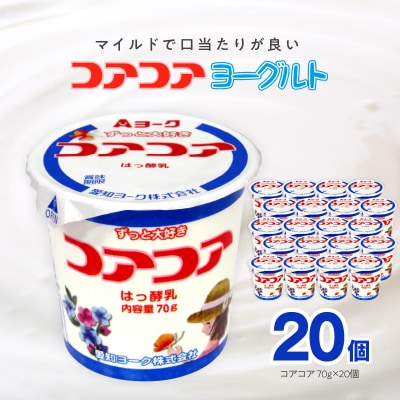 愛知ヨーク コアコアヨーグルト 20個入[108A01]