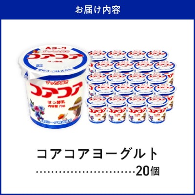 愛知ヨーク コアコアヨーグルト 20個入[108A01]