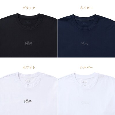 【ホワイト Sサイズ】リファ バイタルテック コンフォートジャージー クルーネックロングTシャツ