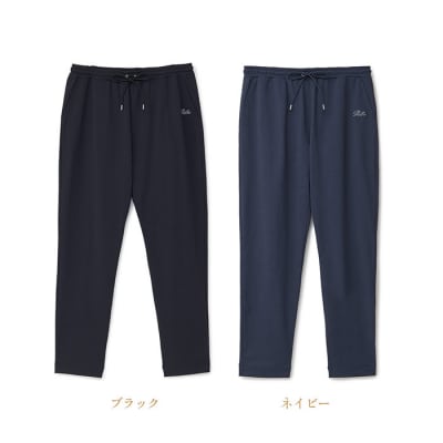 【ブラック Mサイズ】リファ  バイタルテック コンフォートジャージー テーパードパンツ