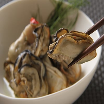 北海道産牡蠣のオリーブオイル漬 3本 ふるさと納税 かき 牡蠣 F4F-0812