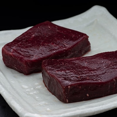 釧路産お刺身用ミンクくじら(赤身)200g×2 F4F-0734