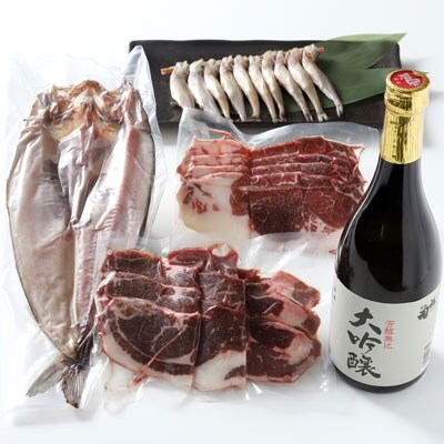 釧路福司 大吟醸の晩酌セット ふるさと納税 酒 魚 F4F-0536