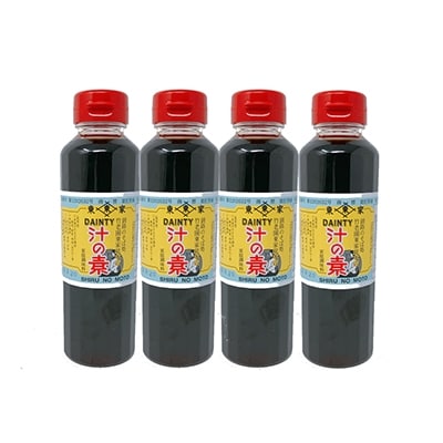 竹老園 東家総本店の「汁の素」1本300ml 4本 ふるさと納税 調味料 F4F-0960