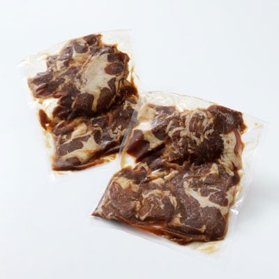 釧路産・馬肉味付ジンギスカン300g×2 ふるさと納税 馬肉 F4F-0742