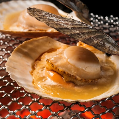 【北海道から直送!!】殻付活ホタテ貝(4.0kg詰)13～20枚入 ほたて F5F-0119