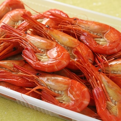 北海道産ボイルしまえび(中サイズ)500g ふるさと納税 えび F4F-1786