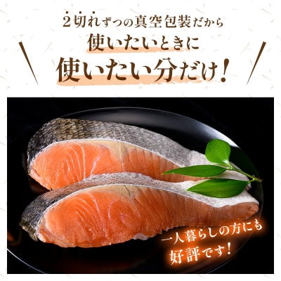 【特選】天然甘塩紅鮭 2切×9袋 真空 鮭 さけ サケ 魚 海鮮 北海道 釧路 F4F-2125