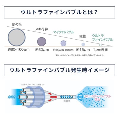バブルマイスター シャワーヘッド用 ウルトラファインバブル お風呂 美容 工事不要 F4F-1963