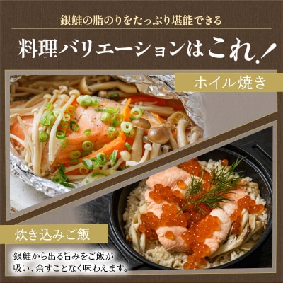 【特選】特盛銀鮭切り身 約3kg サケ さけ 銀鮭 ぎんしゃけ ご飯のお供 北海道 F4F-2252