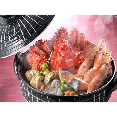 【茹でたて未冷凍】北海道産・ボイル花咲蟹2尾で1.0～1.2kg 花咲 釧路 海鮮 F4F-4789