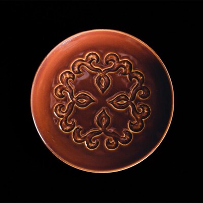 AINU×有田焼 日川清デザイン 2枚セット アイヌ 阿寒 民芸品 北海道 雑貨 F4F-2579