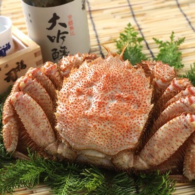 釧路福司大吟醸と毛がに400gのセット ふるさと納税 酒 かに F4F-0551