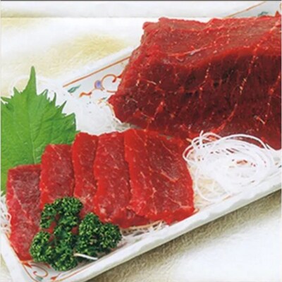 和商市場発 刺身用ミンクくじら(1柵) 赤肉鯨肉 クジラ くじら 刺身 北海道産 F4F-4455