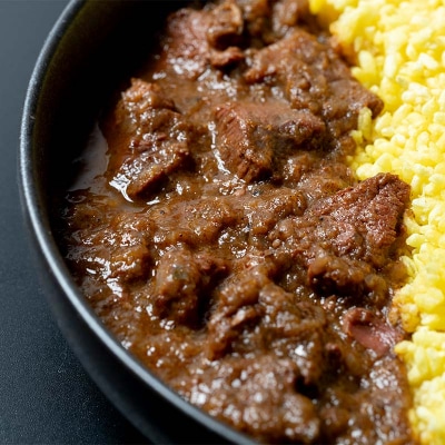 北海道シリーズエゾシカカレー1個&ジャガイモカレー1個 ターメリックライス付き F4F-5152