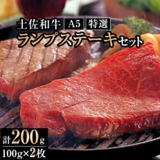土佐和牛A5特選ランプステーキ100g×2枚セット | ふるさと納税のお礼品