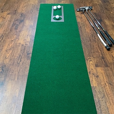 ゴルフ練習パターマット 高速45cm×4m TOURNAMENT-SB(トーナメントSB)と練習用具