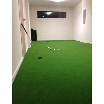 ゴルフ練習用・SUPER-BENTパターマット180cm×5mと練習用具【A114】