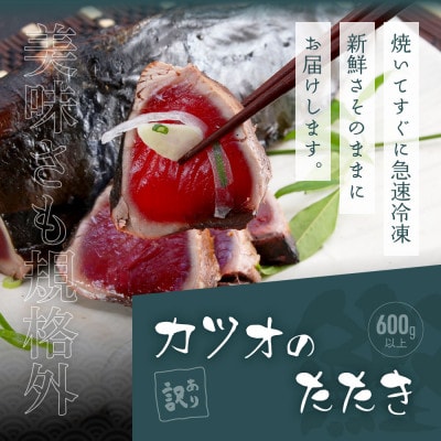 訳ありカツオのたたき600g+ブリ漬け丼の素80g×5P